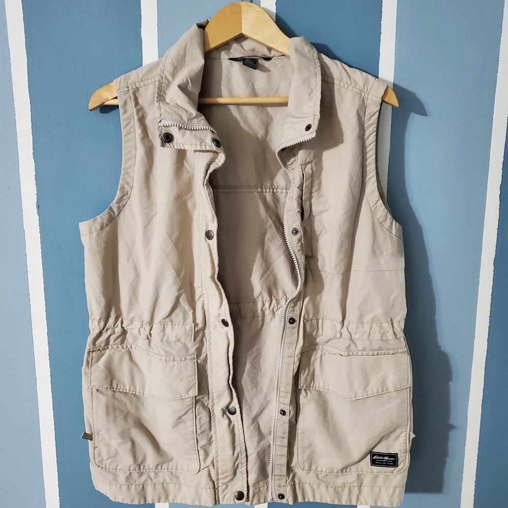 Eddie Bauer Beige Mens Tactical Vest